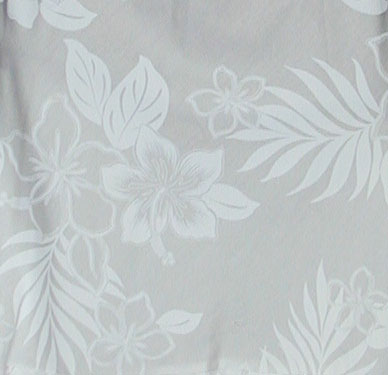 Elegant Tropical White Boy's 2pc Hawaiian Cabana Set